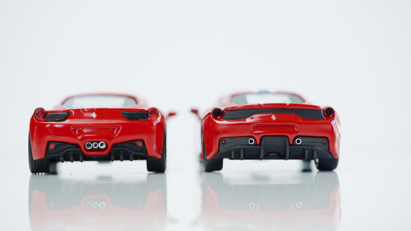 Illustration for article titled Kyosho Ferrari 10 1/64 #68 - Project Prancing Horse #68 - 2013 Ferrari 458 Speciale